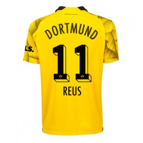 Lacne Muži Futbalové dres Borussia Dortmund Marco Reus #11 2023-24 Krátky Rukáv - Tretina